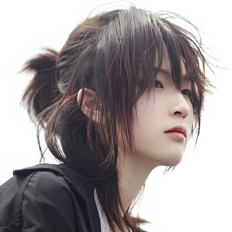 狼尾假发网红日系帅气假发短发女自然时尚仿真新款发型鲻鱼头假发