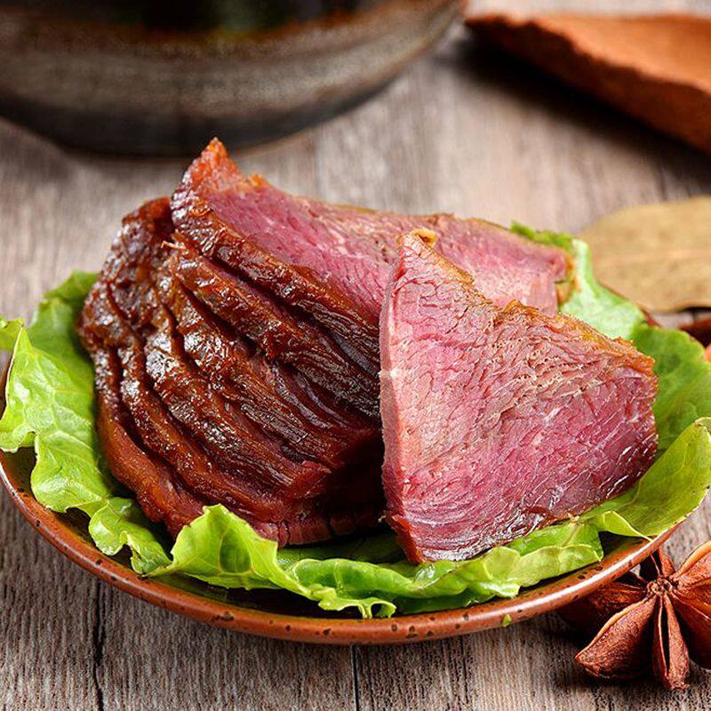 六味斋五香熟食卤牛肉酱牛肉真空156g*3山西特产卤味即食零食小吃