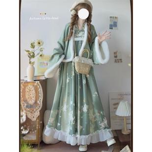 兰云阁【福至】原创正品原创齐胸套装披袄唐制汉服女款成人秋冬款