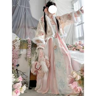 南城以南【桃气少女】唐制齐胸披袄破裙正品原创汉服女款成人秋冬