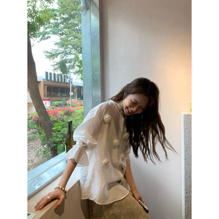 棉花糖上新 COTTON 立体花朵衬衣衬衫 26年春款 CANDY