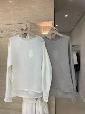【BLUEPOPS】极简风醋酸套头小衫  WC078#  LSL