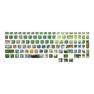 笔记本键盘保护膜联想拯救者2021 R7000 Y7000P R9000P Y9000X R720小新pro16 14 air15防尘罩风景油画彩绘膜