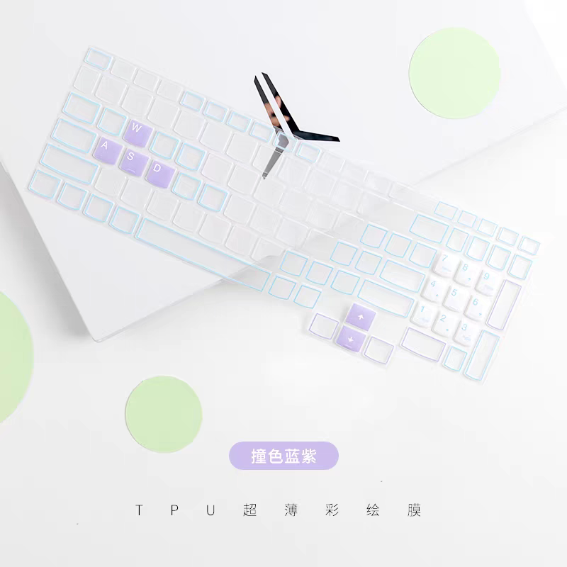TPU彩绘键盘膜超薄高透笔记本键盘防尘膜适用联想2025/24/23/22/21款小新Pro14Pro16小新15THINKBOOK16YOGA14