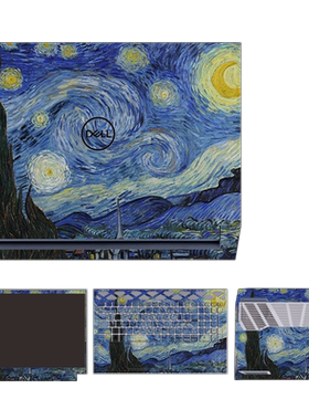 适用戴尔精选油画笔记本贴膜