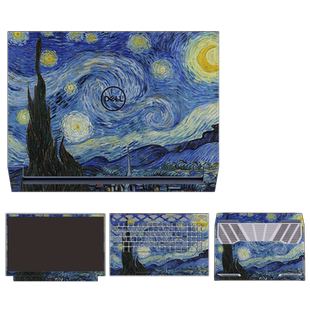世界名画油画笔记本贴膜适用戴尔游匣G155530灵越16Pro5630 14Pro5420成就3420 Latitude5320 XPS 13电脑贴纸