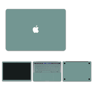 简约莫兰迪纯色笔记本贴膜适用苹果MacBook Air11.6Pro13A1466 1932 2179 2337 2289 2338 1502 1989电脑贴纸