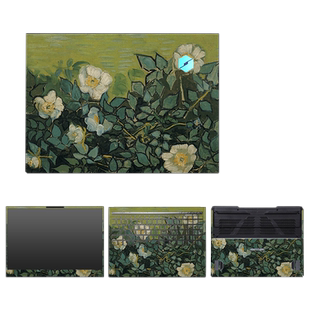 精选油画梵高莫奈笔记本贴膜适用机械革命旷世16极光pro蛟龙16无界14深海幽灵Z3 S1 S2 S3七彩虹将星电脑贴纸