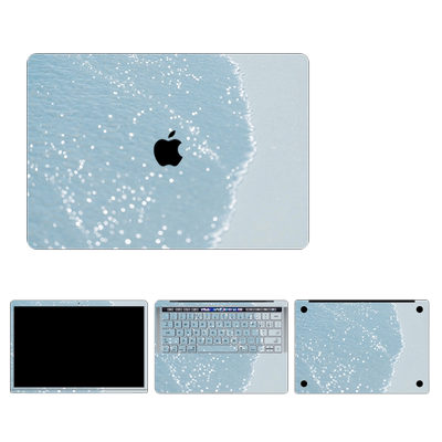 适用苹果纹理风景笔记本贴膜