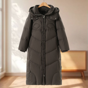 罗纹束口防风袖 冬装 连帽羽绒服599 妍B 专柜1999