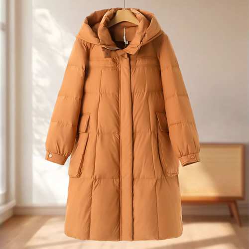 【妃】*绍 连帽插肩袖蓬松面包服羽绒服571~冬季新款女装