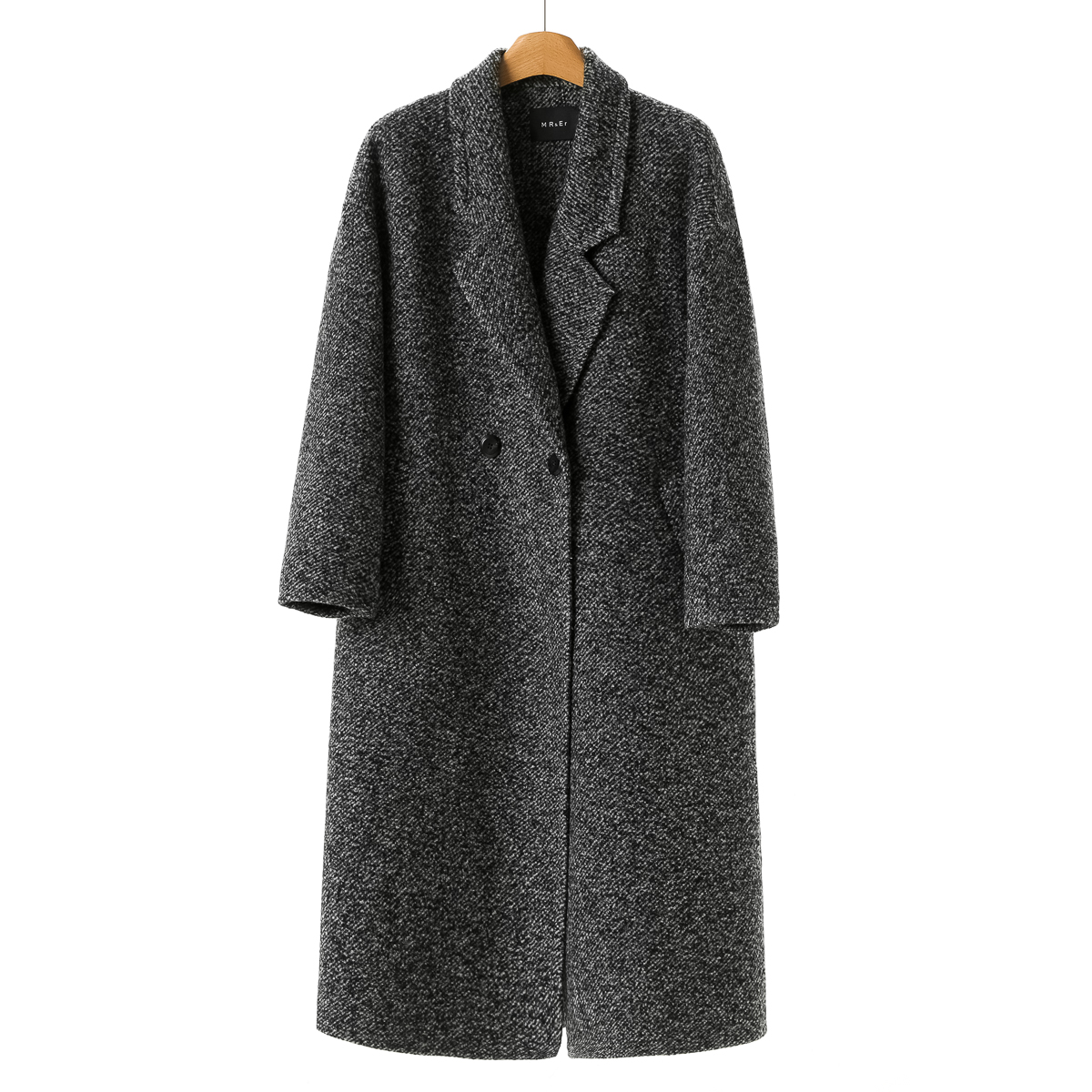 专柜2699 72%绵羊毛【莫Y】冬装羊毛混纺轻盈保暖双面呢外套411