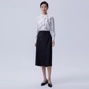 826 V领系带荷叶边淑女套头衬衫 春季 新款 专柜379 女装 卡拉