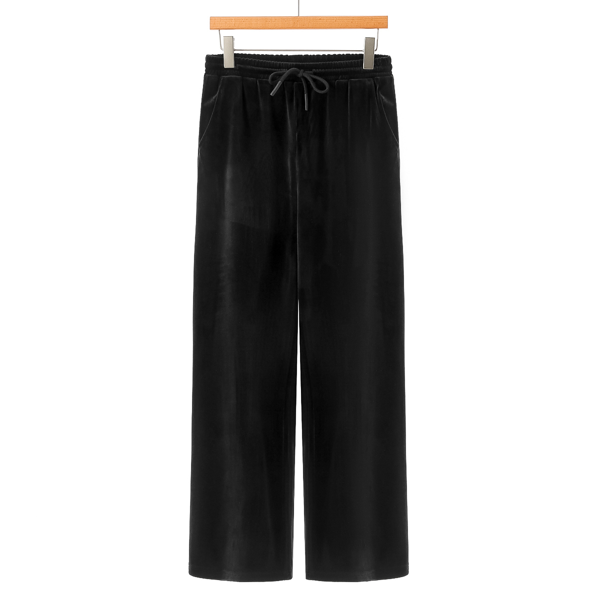 专柜569【HO】秋装 *绍 松紧腰带抽绳丝绒休闲阔腿裤206