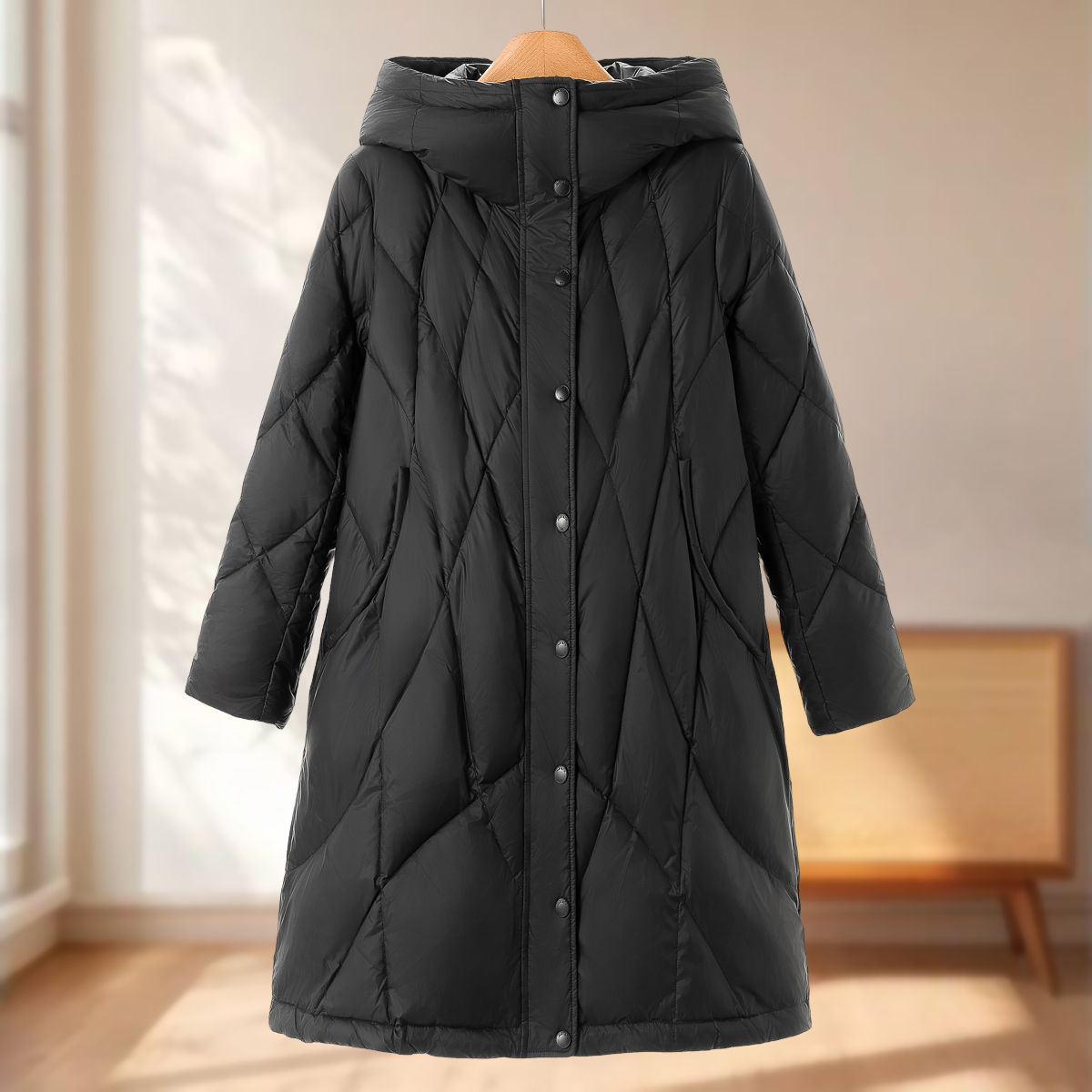 专柜1989【TH】冬装 极简风A版遮肉抽绳连帽羽绒服195,女装/女士精品,羽绒服,淘宝优惠券,粉丝福利购,淘宝优惠卷