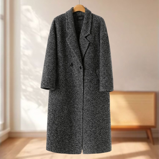 冬装 莫Y 羊毛混纺轻盈保暖双面呢外套411 72%绵羊毛 专柜2699