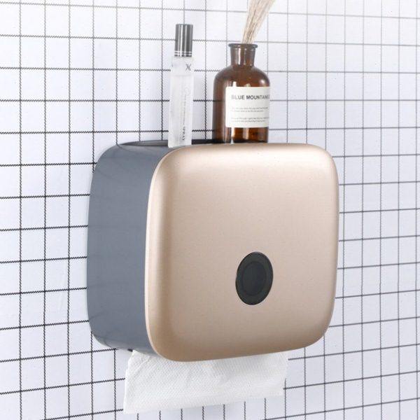 公共厕所擦手纸盒壁挂式大盘纸架卫生间卷纸筒免打孔厕纸盒纸巾盒,收纳整理,壁式收纳盒,淘宝优惠券,粉丝福利购,淘宝优惠卷