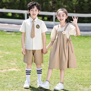幼儿园园服夏季六一合唱演出服小学生校服套装朗诵表演服毕业班服