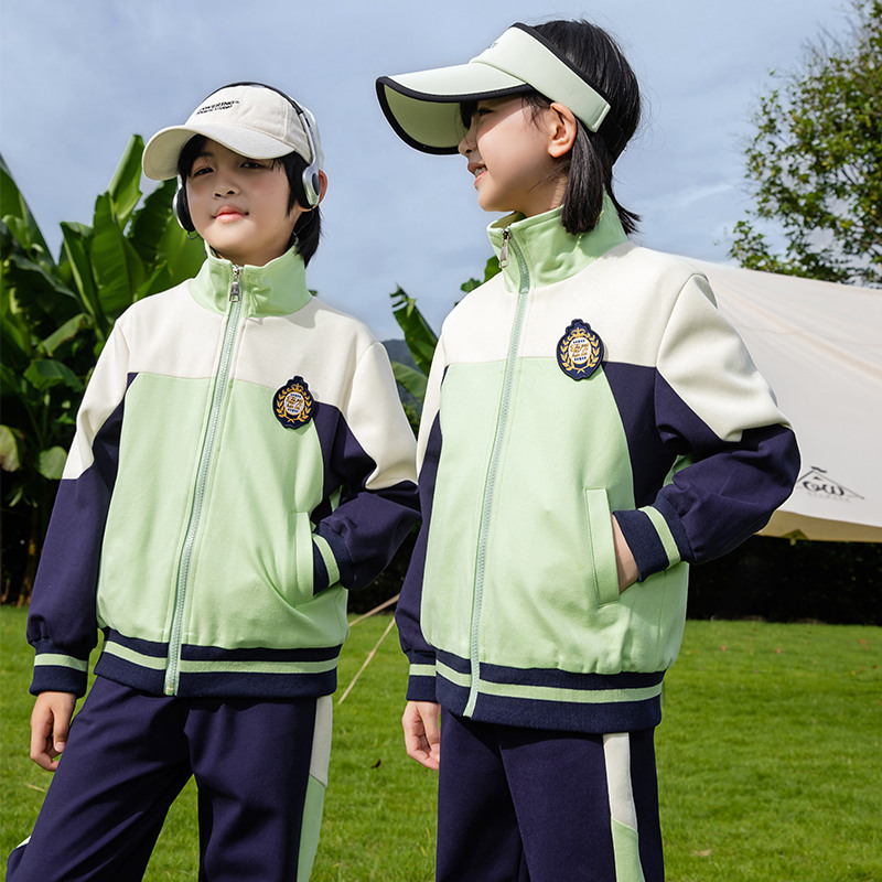 校服套装小学生春秋冬装一年级儿童统一班服运动冲锋衣幼儿园园服