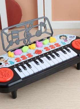 电子琴儿童玩具多功能早教益智琴带话钢筒-12-6周岁初学入门3宝宝