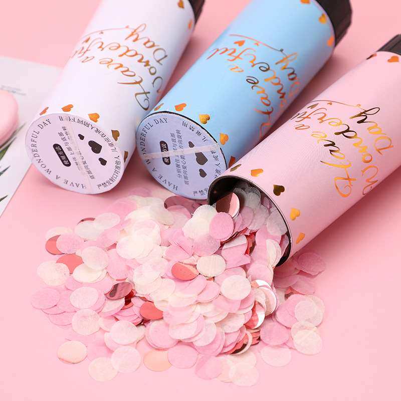 婚礼婚庆炮手礼拧儿礼花筒童礼花炮筒生日会香聚薰小结炮礼花弹