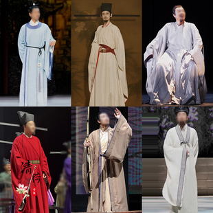 影视古装苏堤春晓同款话剧男士汉服宋朝官大臣服圆领袍书生文人服