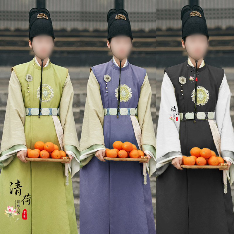 影视古装拂晓仪同款太监汉服唐朝女扮男装公公宦官服绣花服演出服