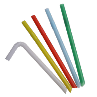 弯头粗吸管一次性吸管 喝粥大吸管 饮料珍珠奶茶粗吸管 独立包装