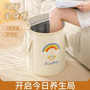泡脚桶家用折叠式 养生熏蒸袋洗脚桶过小腿女士加厚保温神器便携式