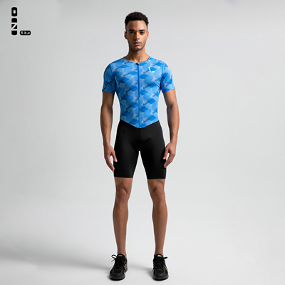 田径紧身连体衣短袖运动套装