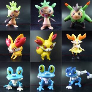 宠物小精灵布里卡隆炎耳狐长尾火狐狸妖火红狐手办公仔小模型玩具