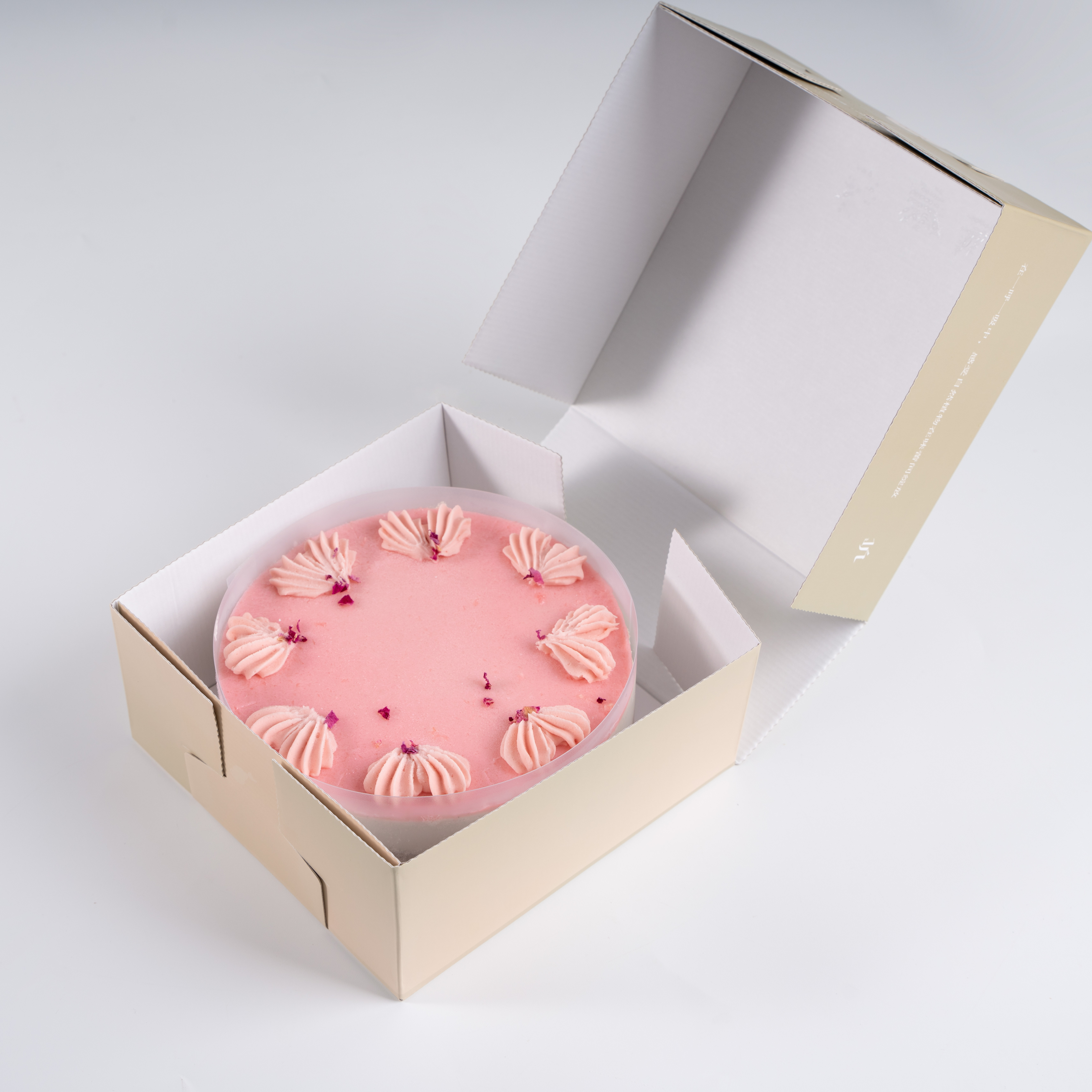 一凡植造纯素玫瑰荔枝慕斯诞糕（无蛋奶）