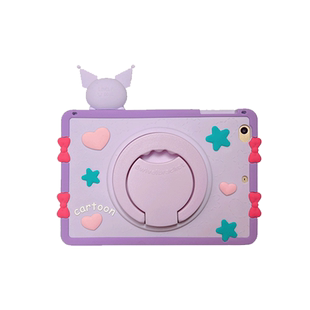 2019款iPad air3保护壳可旋转padPro10.5寸ipd保护套卡通por10 5适用苹果a2152平板硅胶横竖支撑1701全包防摔