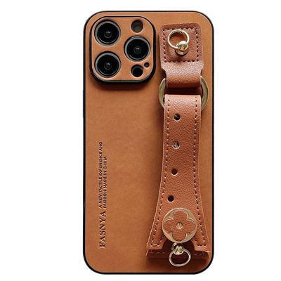 复古磨砂翻毛皮适用于苹果16Promax手机壳iPhone17Pro保护套15耐脏14镜头全包13腕带16Plus斜跨12防摔11外壳X