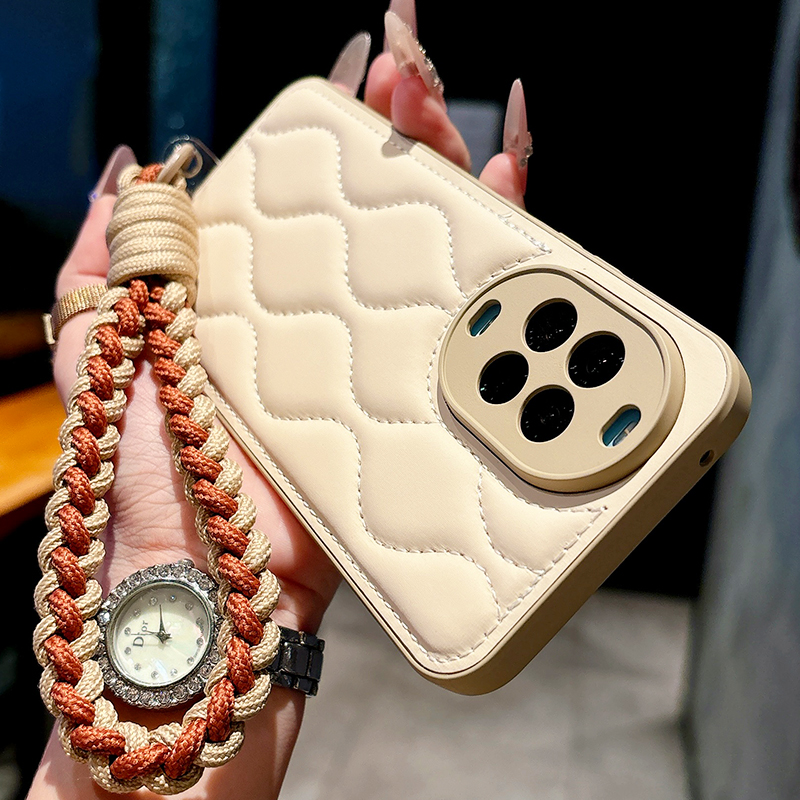 小香风立体波浪适用华为nova14手机壳nova13Pro保护套皮质nove12新款novo11镜头全包9高级感ultra防摔外壳女