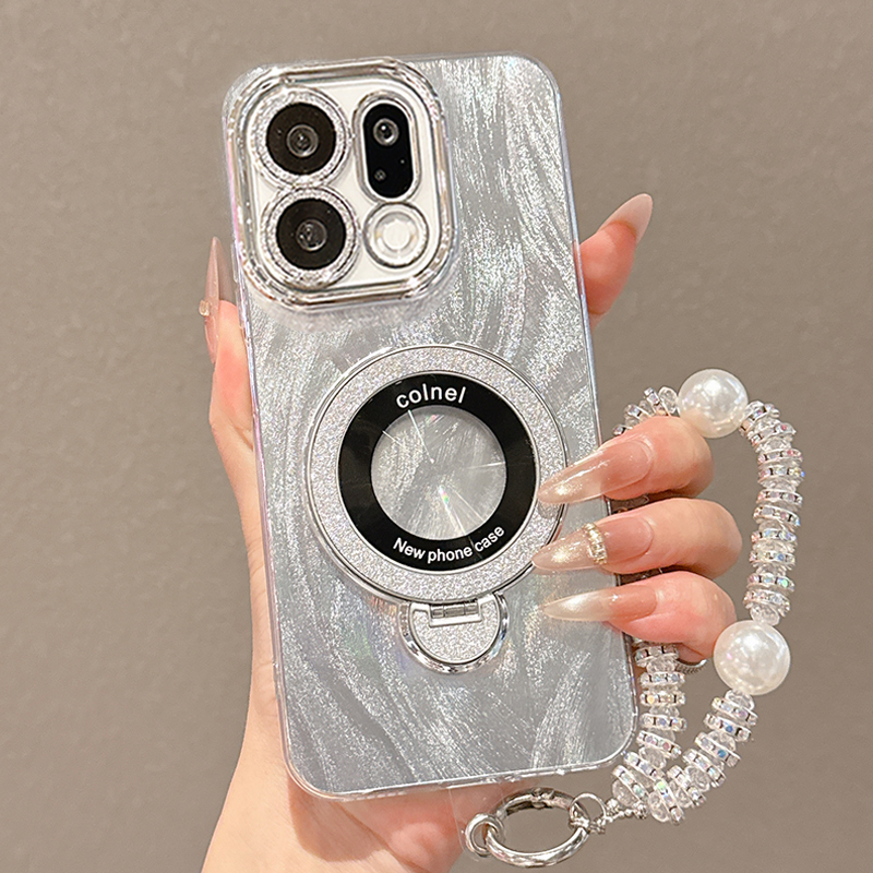 闪粉360旋转支架适用OPPOfindx9手机壳OPPOfindx9Pro新款findx8支点壳X7Ultra带镜头膜X5全包保护X8S+防摔女