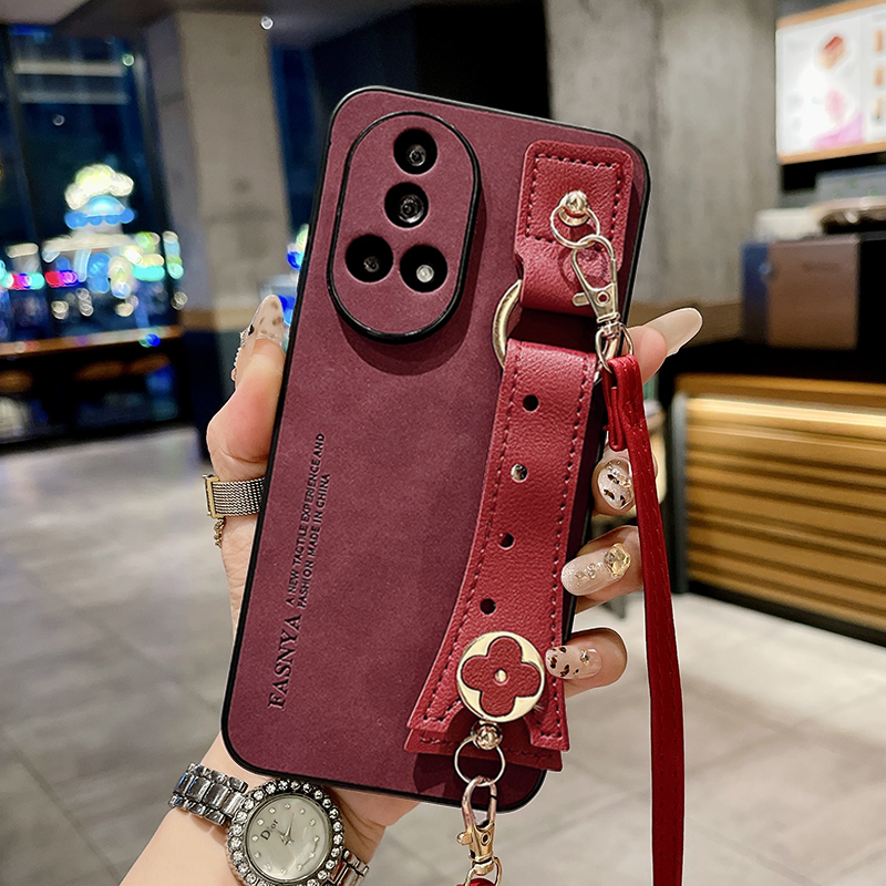 羊巴皮适用于华为nova13手机壳nova14保护套nove12新款novo11Pro腕带斜跨10背带挂绳9全包软壳8防摔外壳7女款