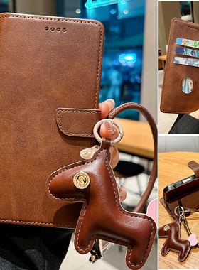 复古牛皮纹钱包卡袋适用荣耀Magic8手机壳Magic8Pro Air翻盖式保护皮套7支架6挂绳5软壳4屏幕全包3防摔女款