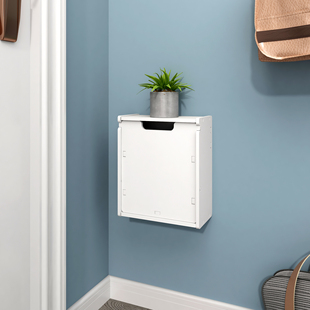 壁挂式鞋架翻斗样式卫生间浴室房间门后鞋子收纳多功能亮面省空间