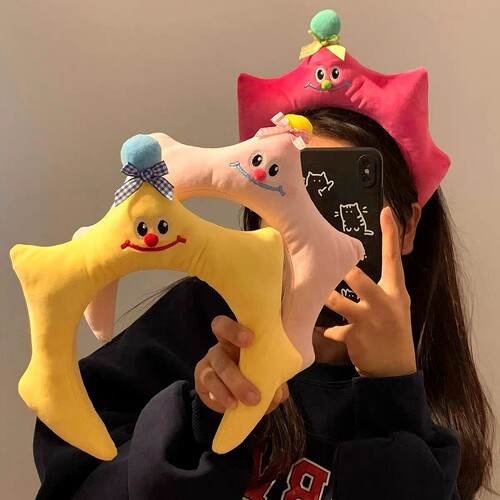 海绵星星发箍洗脸拍照化妆头饰