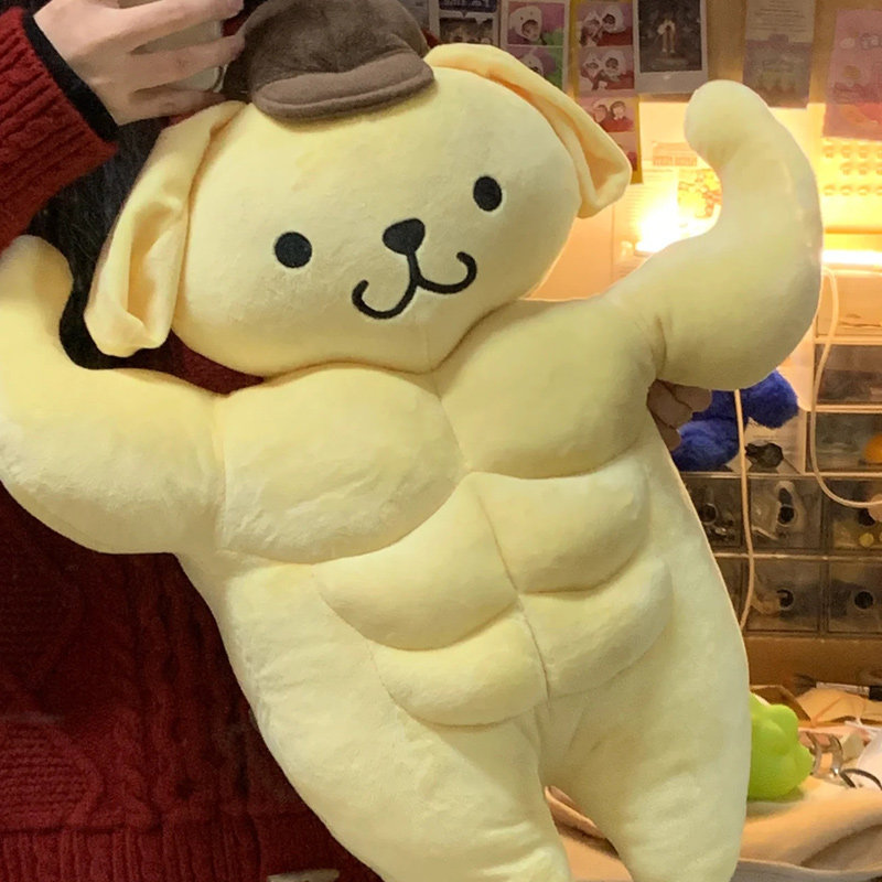 여자 친구와 가장 친한 친구 재미있는 자매 고급에게 줄 소녀를 위한 재미있는 근육 푸딩 개 모래 조각 인형 생일 선물