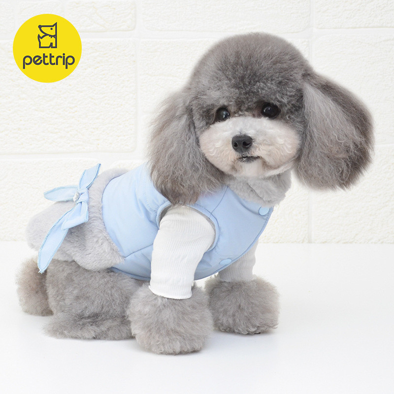 狗狗衣服秋冬装小型犬小鹿犬吉娃娃博美比熊棉服秋冬加厚棉衣