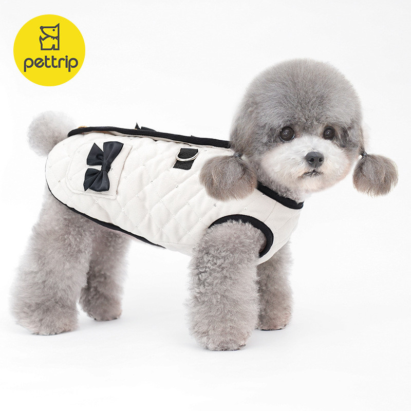 秋冬新款宠物衣服狗狗四脚衣小狗泰迪博美衣服猫衣服外穿睡衣防尘