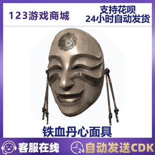 PUBG绝地求生皮肤 铁血丹心面具面容妆容 吃鸡端游CDK兑换码永久