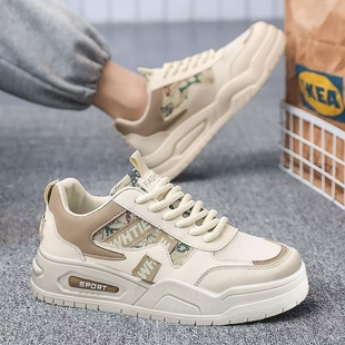 学生小众原创增高运动潮鞋 男鞋 潮牌百搭网面休闲板鞋 春季 2026新款