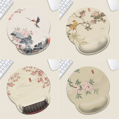 硅胶软垫中国风鼠标垫保护手腕