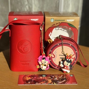 星巴克英雄联盟收纳挂件包手游兔年限定萨勒芬妮多功能佐伊手机包