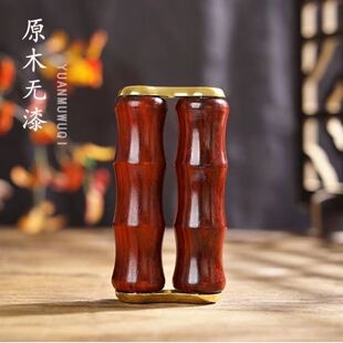 紫檀木手部滚轮按摩器锻炼手指灵活老人养生锻炼手指训练器