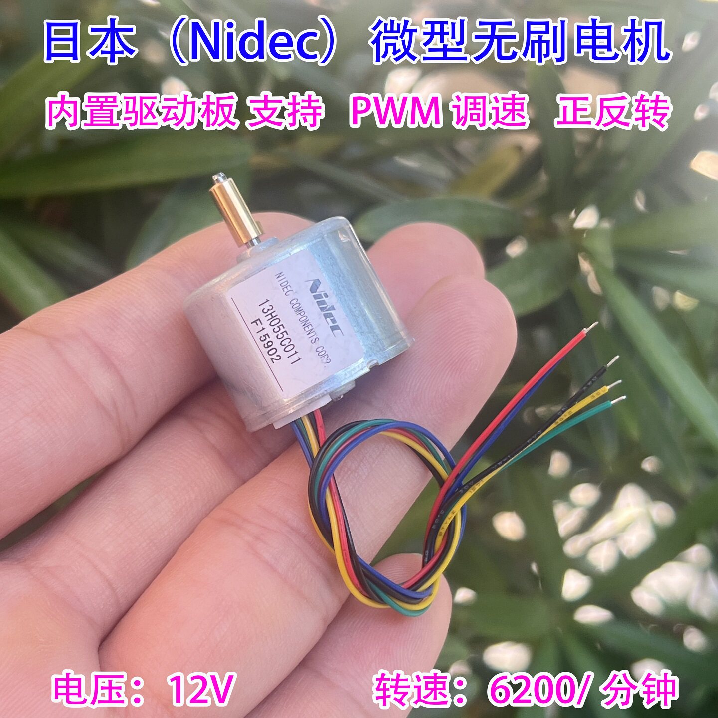 内置驱动板支持PWM调速正反转图片