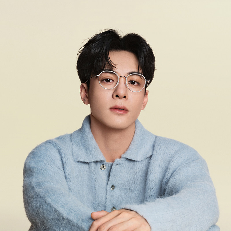 帕莎2024新款曾舜晞同款商务半框眼镜女超轻显瘦金属框架可配度数